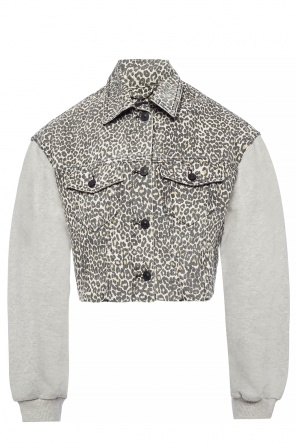‘anders’ jacket with leopard print, zdjęcie 1 ‘anders’ jacket with leopard print od AllSaints